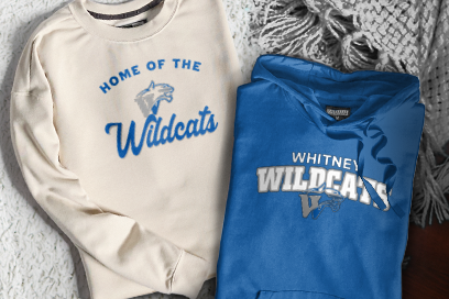 WHITNEY HIGH SCHOOL WILDCATS Sweatshirts (Option 3) Banner