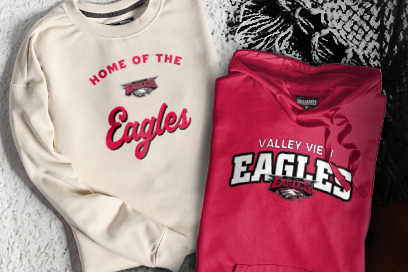 VALLEY VIEW HIGH SCHOOL EAGLES Sweatshirts (Option 3) Banner