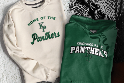 KINGWOOD PARK HIGH SCHOOL PANTHERS Sweatshirts (Option 3) Banner