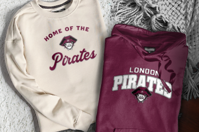 LONDON HIGH SCHOOL PIRATES Sweatshirts (Option 3) Banner
