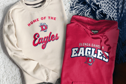 GLENDA DAWSON HIGH SCHOOL EAGLES Sweatshirts (Option 3) Banner