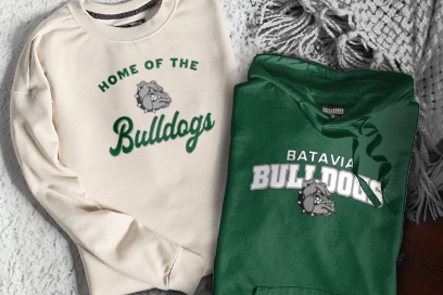 BATAVIA HIGH SCHOOL BULLDOGS Sweatshirts (Option 3) Banner