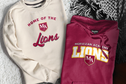 MORAVIAN ACADEMY LIONS Sweatshirts (Option 3) Banner