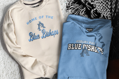 ASBURY PARK HIGH SCHOOL Blue Bishops Sweatshirts (Option 3) Banner
