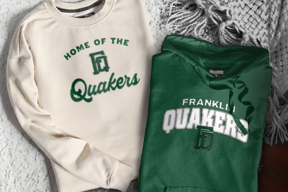 Franklin Quakers Sweatshirts (Option 3) Banner