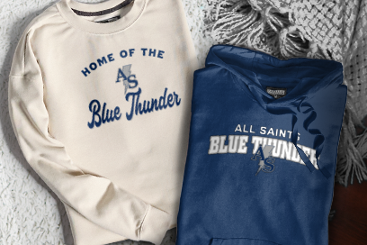All Saints Blue Thunder Sweatshirts (Option 3) Banner
