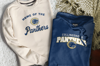COLLINGSWOOD HIGH SCHOOL PANTHERS Sweatshirts (Option 3) Banner