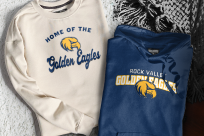 Rock Valley Golden Eagles Sweatshirts (Option 3) Banner