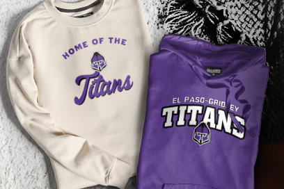 El Paso-Gridley Titans Sweatshirts (Option 3) Banner