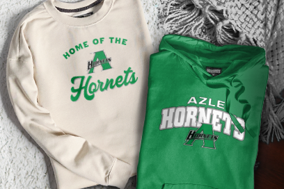 AZLE HIGH SCHOOL HORNETS Sweatshirts (Option 3) Banner