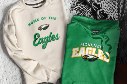 MC KENZIE HIGH SCHOOL EAGLES Sweatshirts (Option 3) Banner