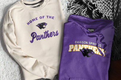 DAWSON SPRINGS HIGH SCHOOL PANTHERS Sweatshirts (Option 3) Banner