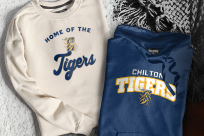CHILTON HIGH SCHOOL TIGERS Sweatshirts (Option 3) Banner