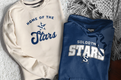 SOLDOTNA HIGH SCHOOL STARS Sweatshirts (Option 3) Banner