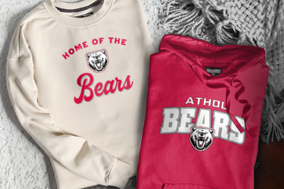 ATHOL HIGH SCHOOL Bears Sweatshirts (Option 3) Banner