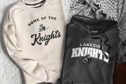 LAKESIDE HIGH SCHOOL KNIGHTS Sweatshirts (Option 3) Banner