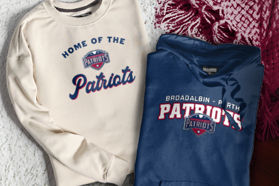 BROADALBIN-PERTH HIGH SCHOOL PATRIOTS Sweatshirts (Option 3) Banner