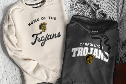CARROLLTON HIGH SCHOOL TROJANS Sweatshirts (Option 3) Banner