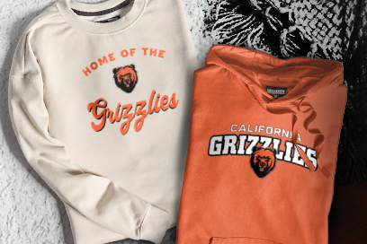 California Grizzlies Sweatshirts (Option 3) Banner