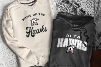 ALTA HIGH SCHOOL HAWKS Sweatshirts (Option 3) Banner