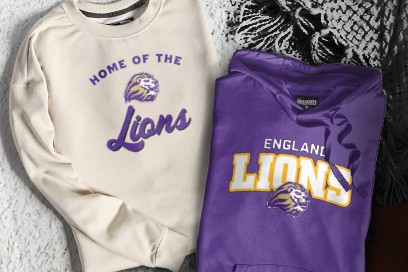 ENGLAND HIGH SCHOOL LIONS Sweatshirts (Option 3) Banner