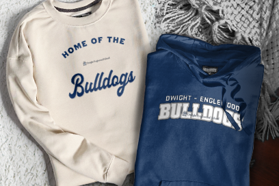 DWIGHT-ENGLEWOOD SCHOOL BULLDOGS Sweatshirts (Option 3) Banner