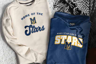 Mary Star of the Sea High School Stars Sweatshirts (Option 3) Banner