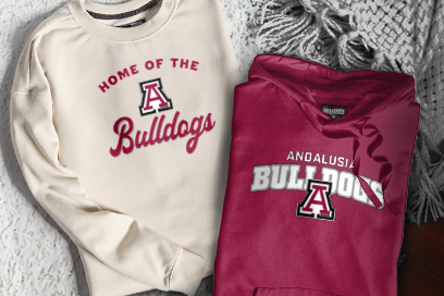 ANDALUSIA HIGH SCHOOL BULLDOGS Sweatshirts (Option 3) Banner