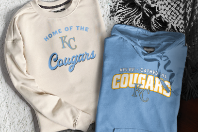 KOLBE-CATHEDRAL HIGH SCHOOL COUGARS Sweatshirts (Option 3) Banner