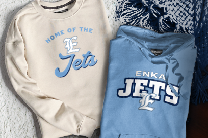 ENKA HIGH SCHOOL JETS Sweatshirts (Option 3) Banner