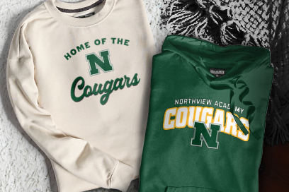 NORTHVIEW ACADEMY Cougars Sweatshirts (Option 3) Banner