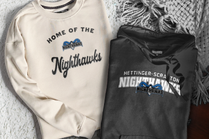 Hettinger-Scranton NIGHTHAWKS Sweatshirts (Option 3) Banner
