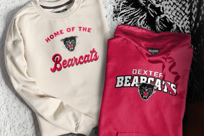 DEXTER HIGH SCHOOL BEARCATS Sweatshirts (Option 3) Banner