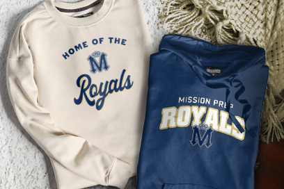 Mission Prep Royals Sweatshirts (Option 3) Banner