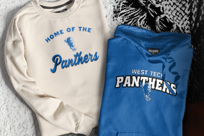 West Tech Panthers Sweatshirts (Option 3) Banner