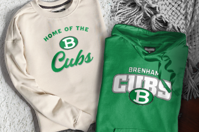 BRENHAM HIGH SCHOOL CUBS Sweatshirts (Option 3) Banner