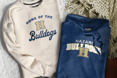 HAZARD HIGH SCHOOL BULLDOGS Sweatshirts (Option 3) Banner