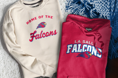 LA SALLE CATHOLIC COLLEGE PREP FALCONS Sweatshirts (Option 3) Banner