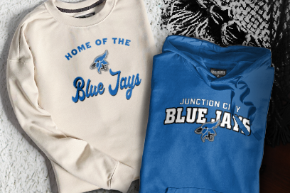 Junction City Blue Jays Sweatshirts (Option 3) Banner