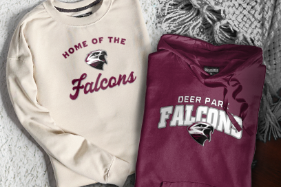 Deer Park Falcons Sweatshirts (Option 3) Banner