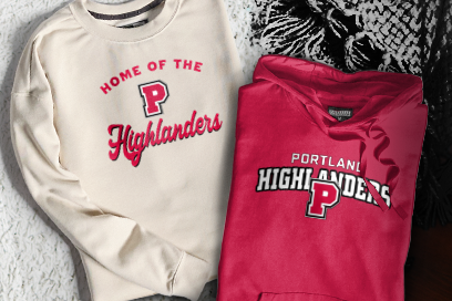 PORTLAND HIGH SCHOOL HIGHLANDERS Sweatshirts (Option 3) Banner