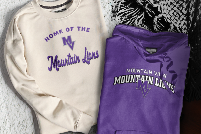 Mountain View MOUNTAIN LIONS  Sweatshirts (Option 3) Banner