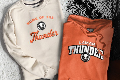 LAMAR HIGH SCHOOL Thunder Sweatshirts (Option 3) Banner