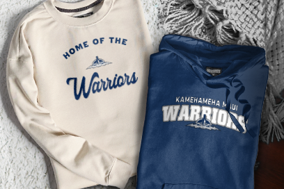 Kamehameha Maui Warriors Sweatshirts (Option 3) Banner