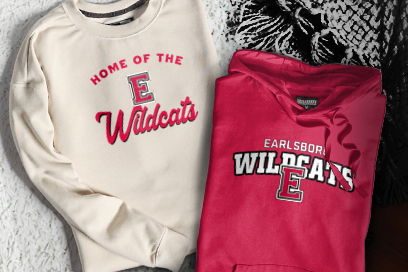 EARLSBORO HIGH SCHOOL WILDCATS Sweatshirts (Option 3) Banner