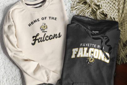 FAYETTE R-3 HIGH SCHOOL FALCONS Sweatshirts (Option 3) Banner