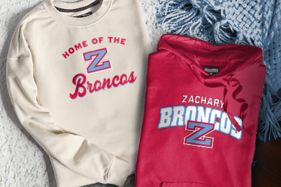 Zachary Broncos Sweatshirts (Option 3) Banner
