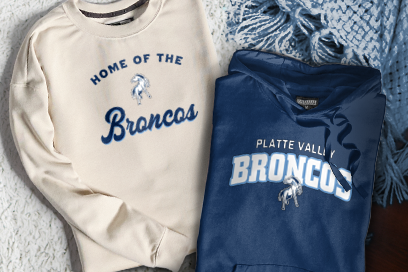 Platte Valley Broncos Sweatshirts (Option 3) Banner