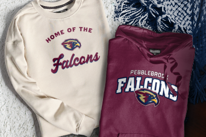 Pebblebrook Falcons Sweatshirts (Option 3) Banner