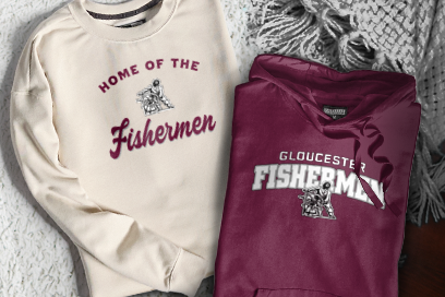 GLOUCESTER HIGH SCHOOL FISHERMEN Sweatshirts (Option 3) Banner